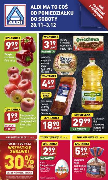 Gazetka ALDI - 28.11.2022 - 3.12.2022.