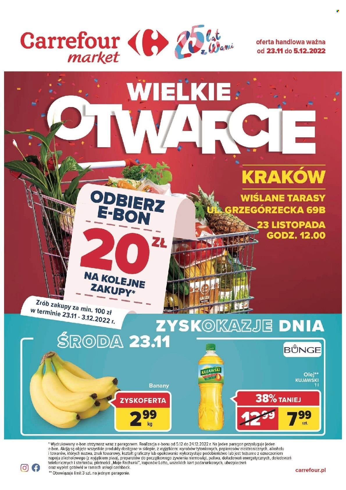 Gazetka Carrefour Express - 23.11.2022 - 5.12.2022. Strona 1