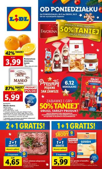 Gazetka Lidl - 28.11.2022 - 30.11.2022.