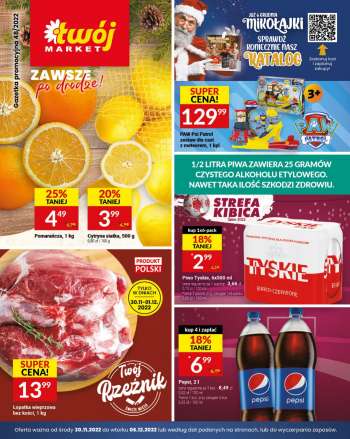 Gazetka Twój Market - 30.11.2022 - 6.12.2022.