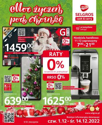 Gazetka Selgros - 1.12.2022 - 14.12.2022.