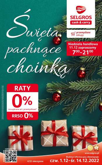 Gazetka Selgros - 1.12.2022 - 14.12.2022.