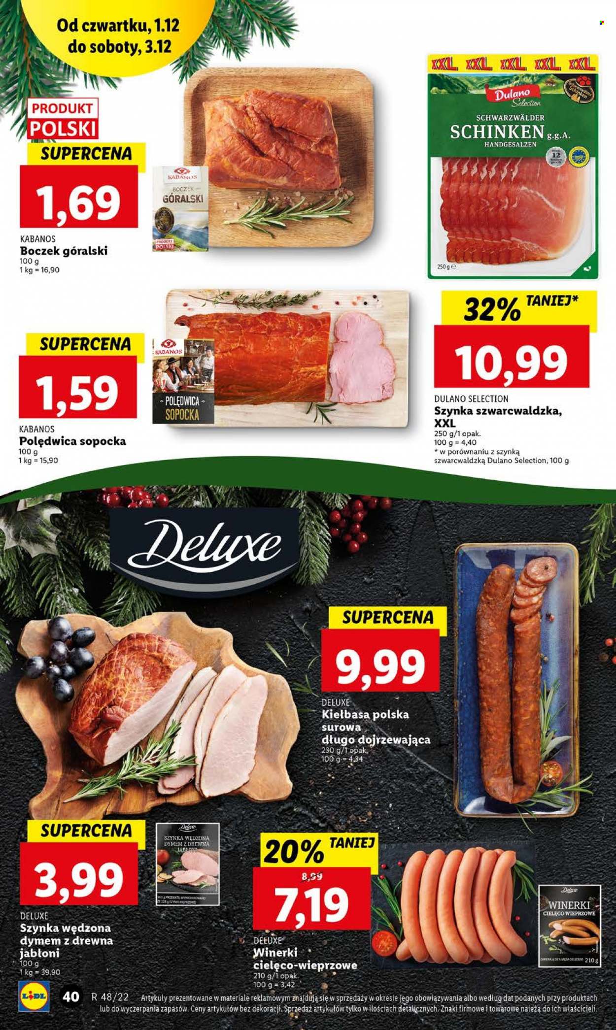 Gazetka Lidl - 1.12.2022 - 3.12.2022. Strona 40