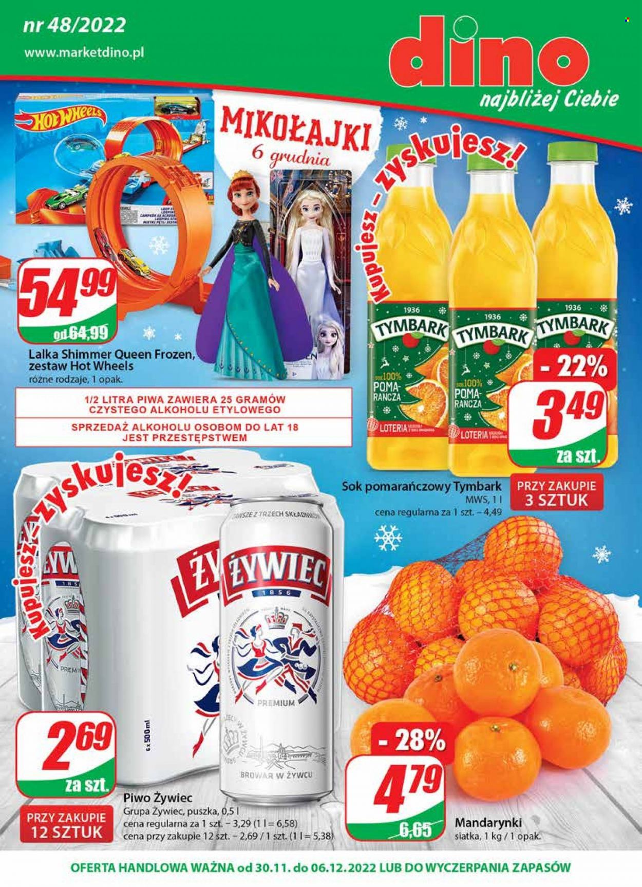 Gazetka Dino - 30.11.2022 - 6.12.2022. Strona 1