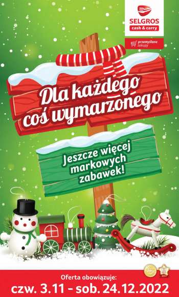 Gazetka Selgros - 3.11.2022 - 24.12.2022.