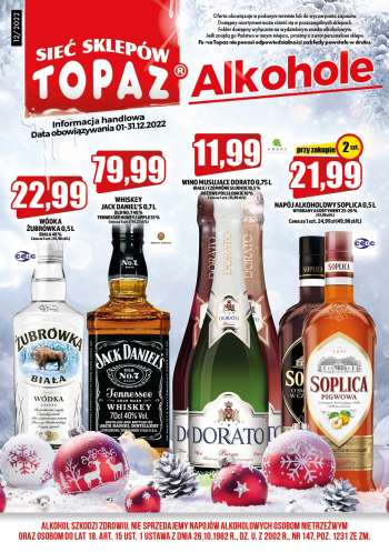 Gazetka Topaz - 1.12.2022 - 31.12.2022.
