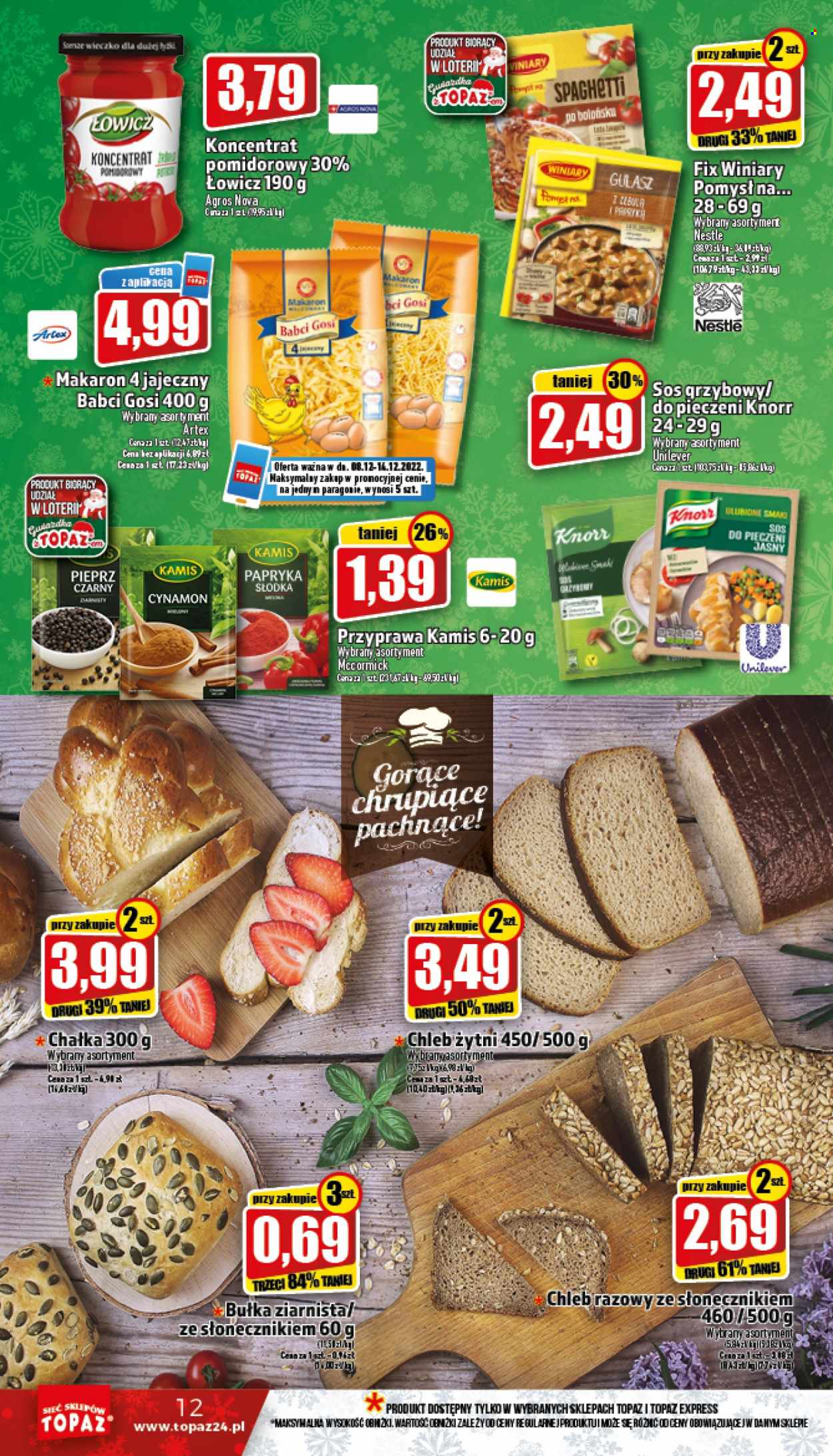 Gazetka Topaz - 8.12.2022 - 14.12.2022. Strona 12