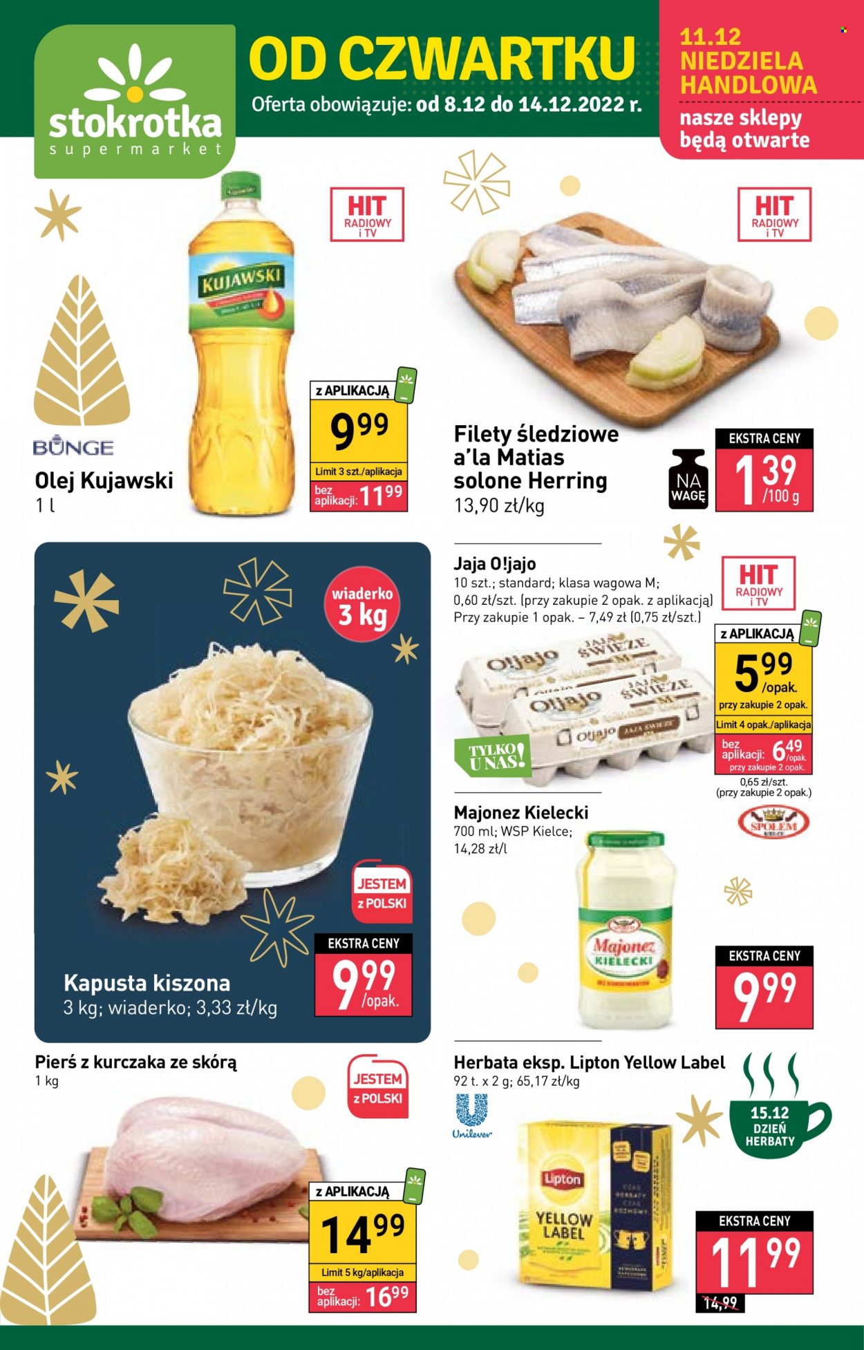 Gazetka Stokrotka Supermarket - 8.12.2022 - 14.12.2022. Strona 1
