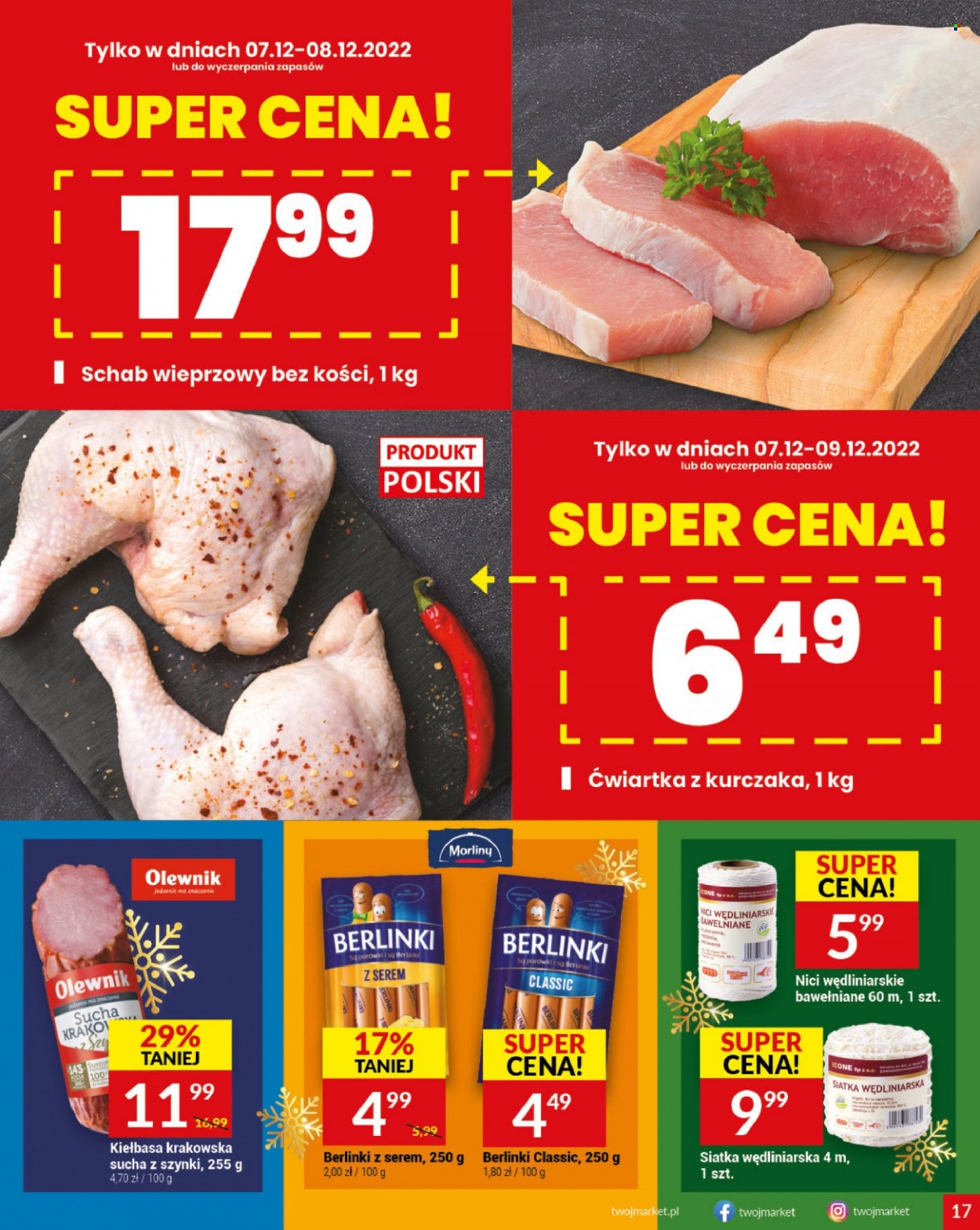 Gazetka Twój Market - 7.12.2022 - 13.12.2022. Strona 17