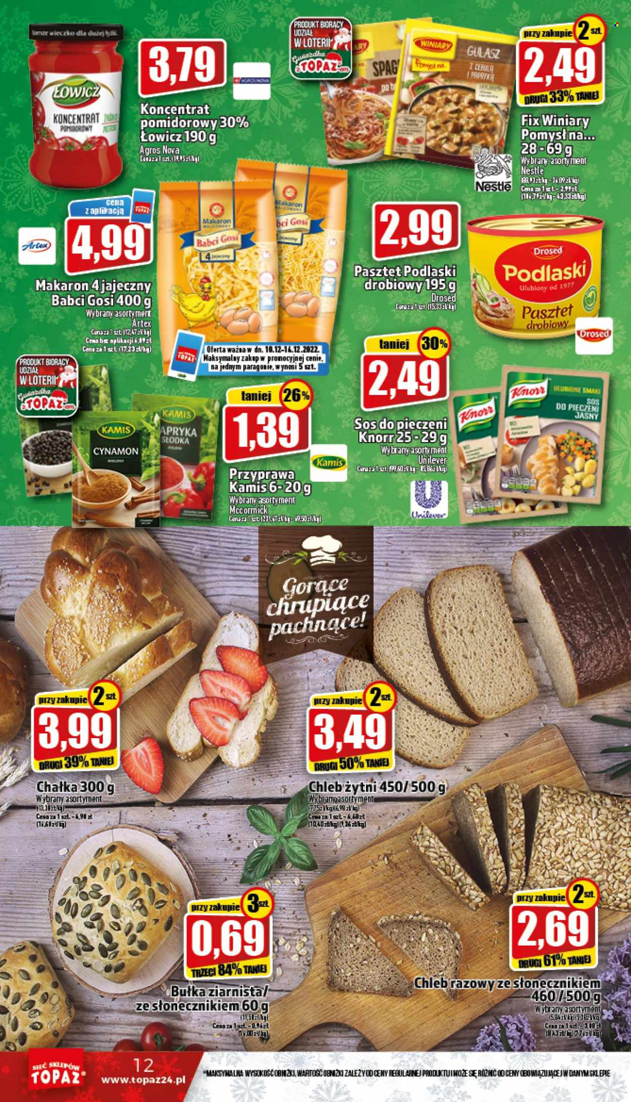 Gazetka Topaz - 10.12.2022 - 14.12.2022. Strona 12
