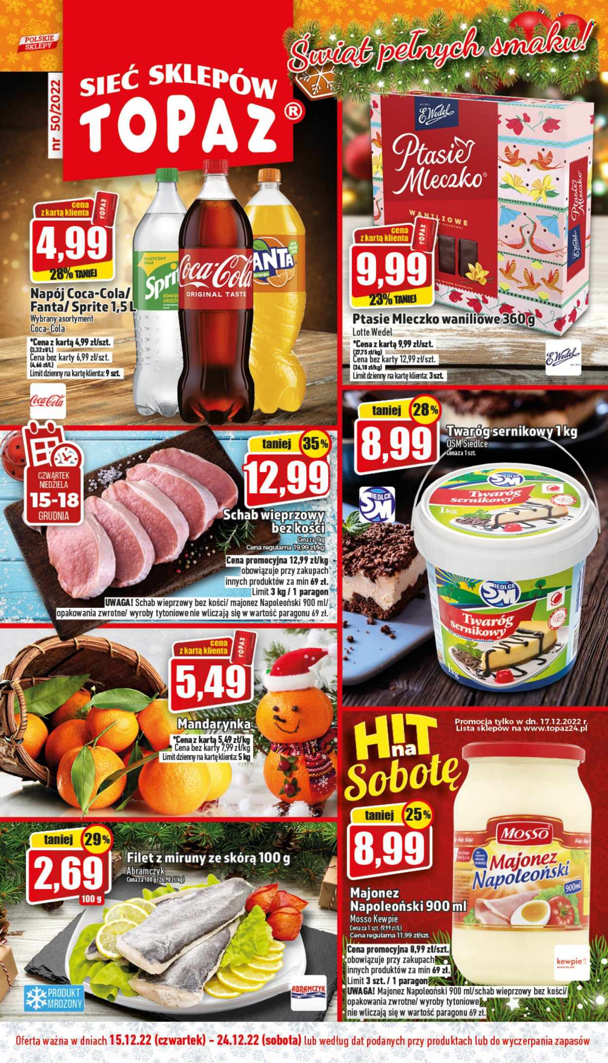 Gazetka Topaz - 15.12.2022 - 24.12.2022. Strona 1