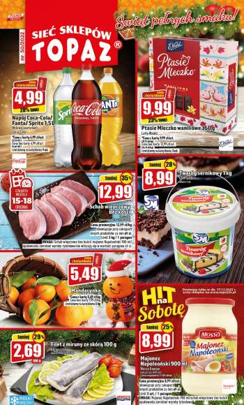 Gazetka Topaz - 15.12.2022 - 24.12.2022.