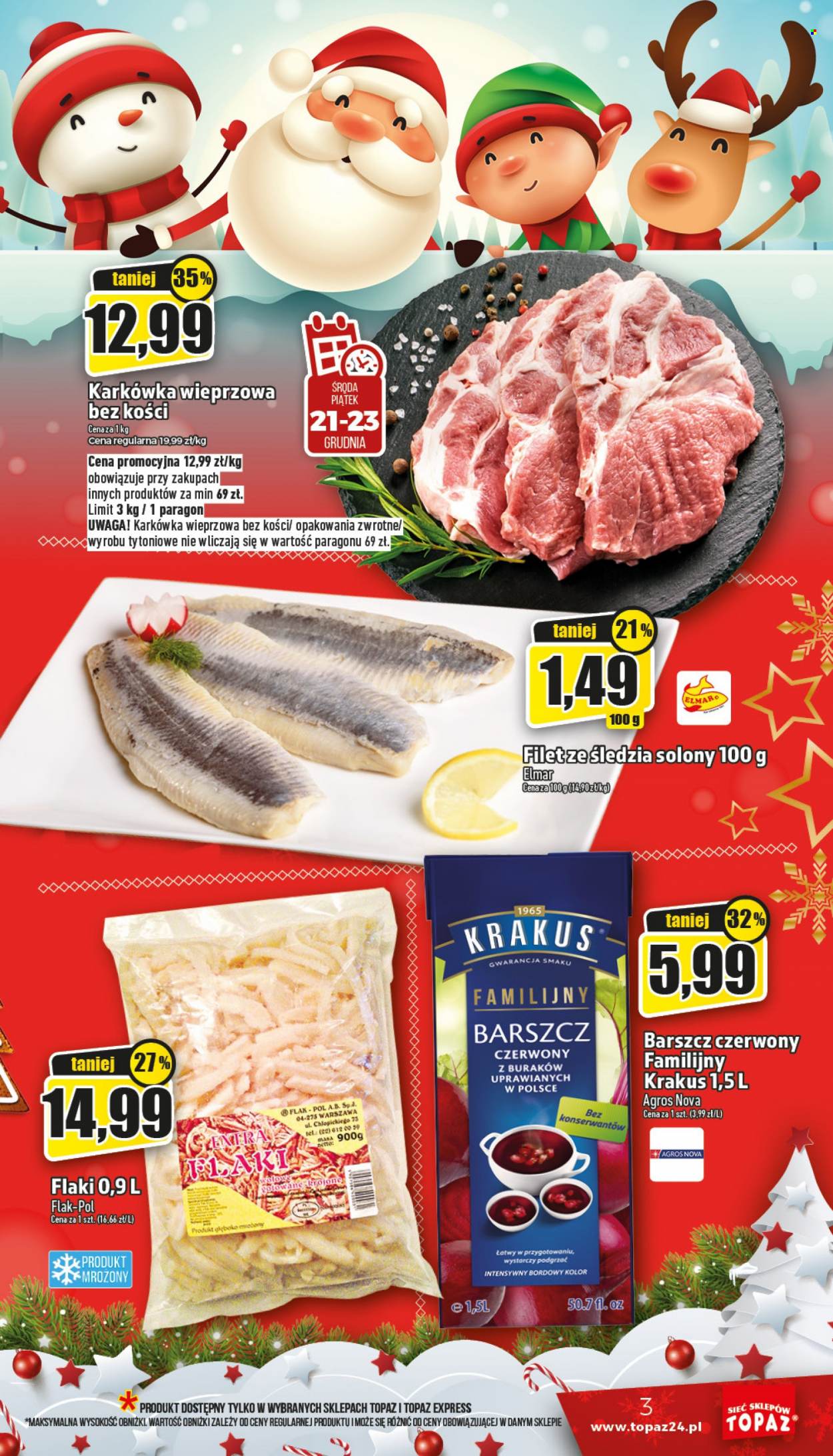 Gazetka Topaz - 15.12.2022 - 24.12.2022. Strona 3