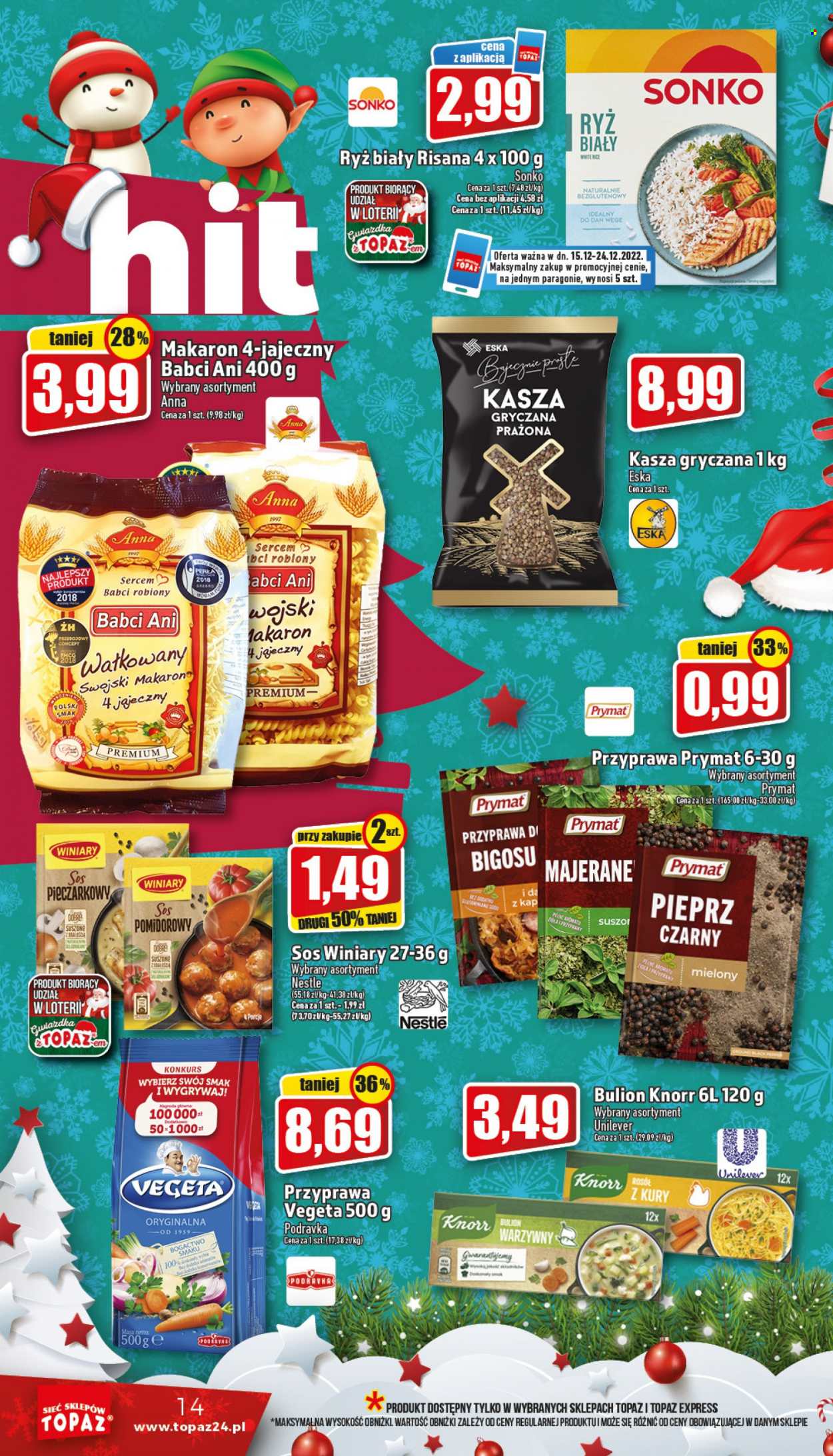 Gazetka Topaz - 15.12.2022 - 24.12.2022. Strona 14