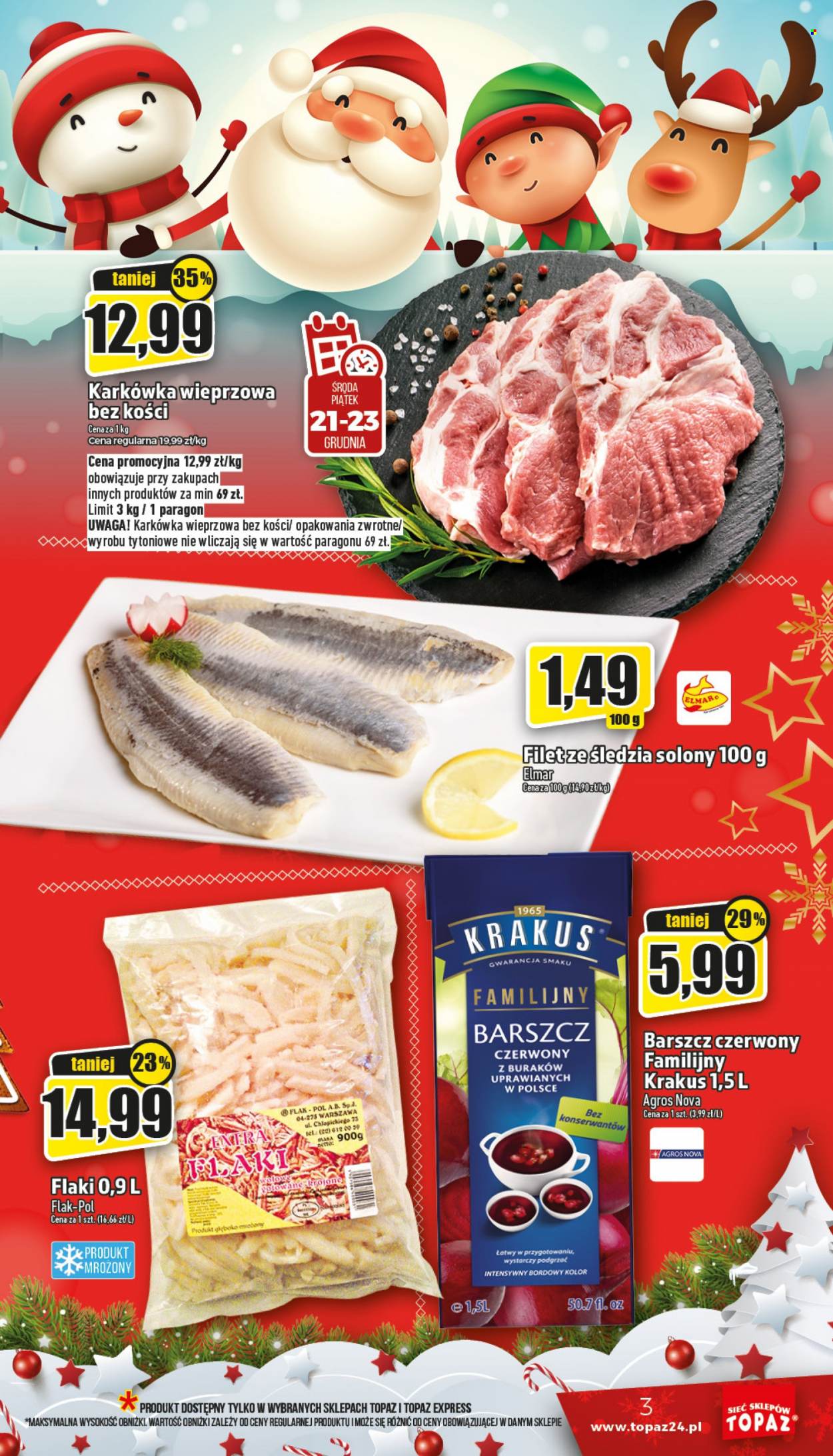 Gazetka Topaz - 15.12.2022 - 24.12.2022. Strona 3