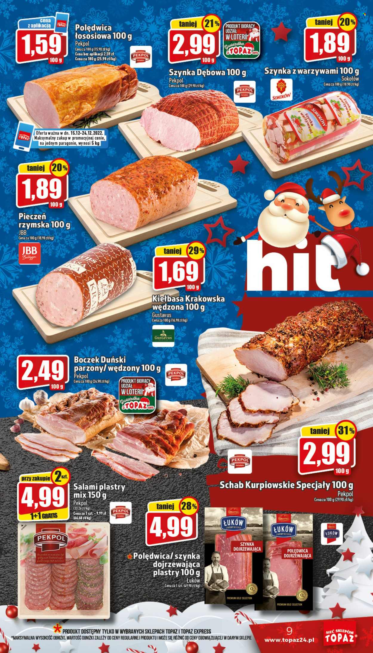 Gazetka Topaz - 15.12.2022 - 24.12.2022. Strona 9