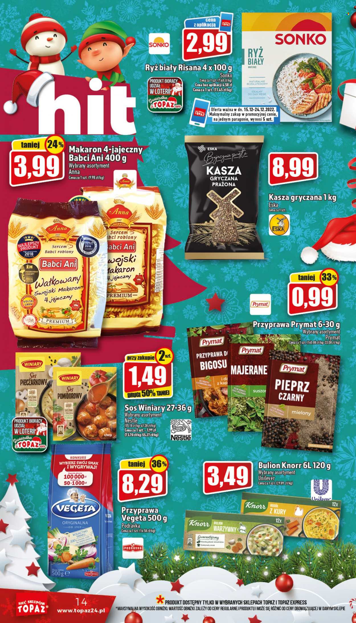 Gazetka Topaz - 15.12.2022 - 24.12.2022. Strona 14