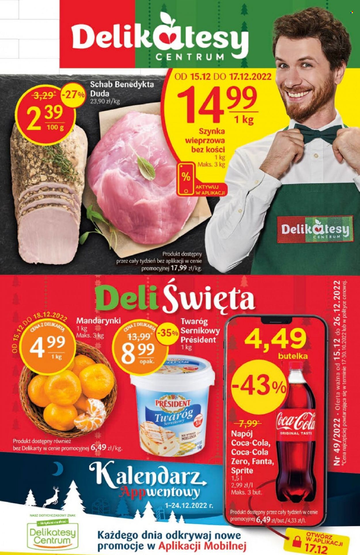 Gazetka Delikatesy Centrum - 15.12.2022 - 26.12.2022. Strona 1