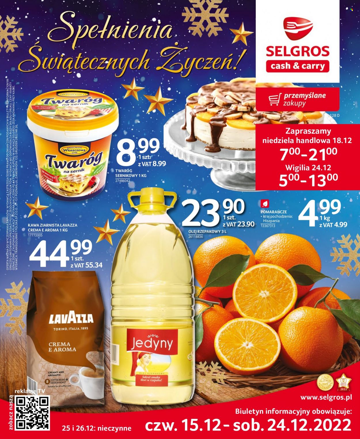 Gazetka Selgros - 15.12.2022 - 24.12.2022. Strona 1