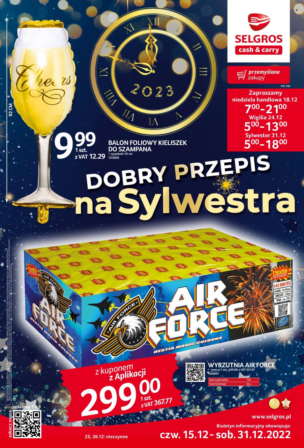 Gazetka Selgros - 15.12.2022 - 31.12.2022. Strona 1