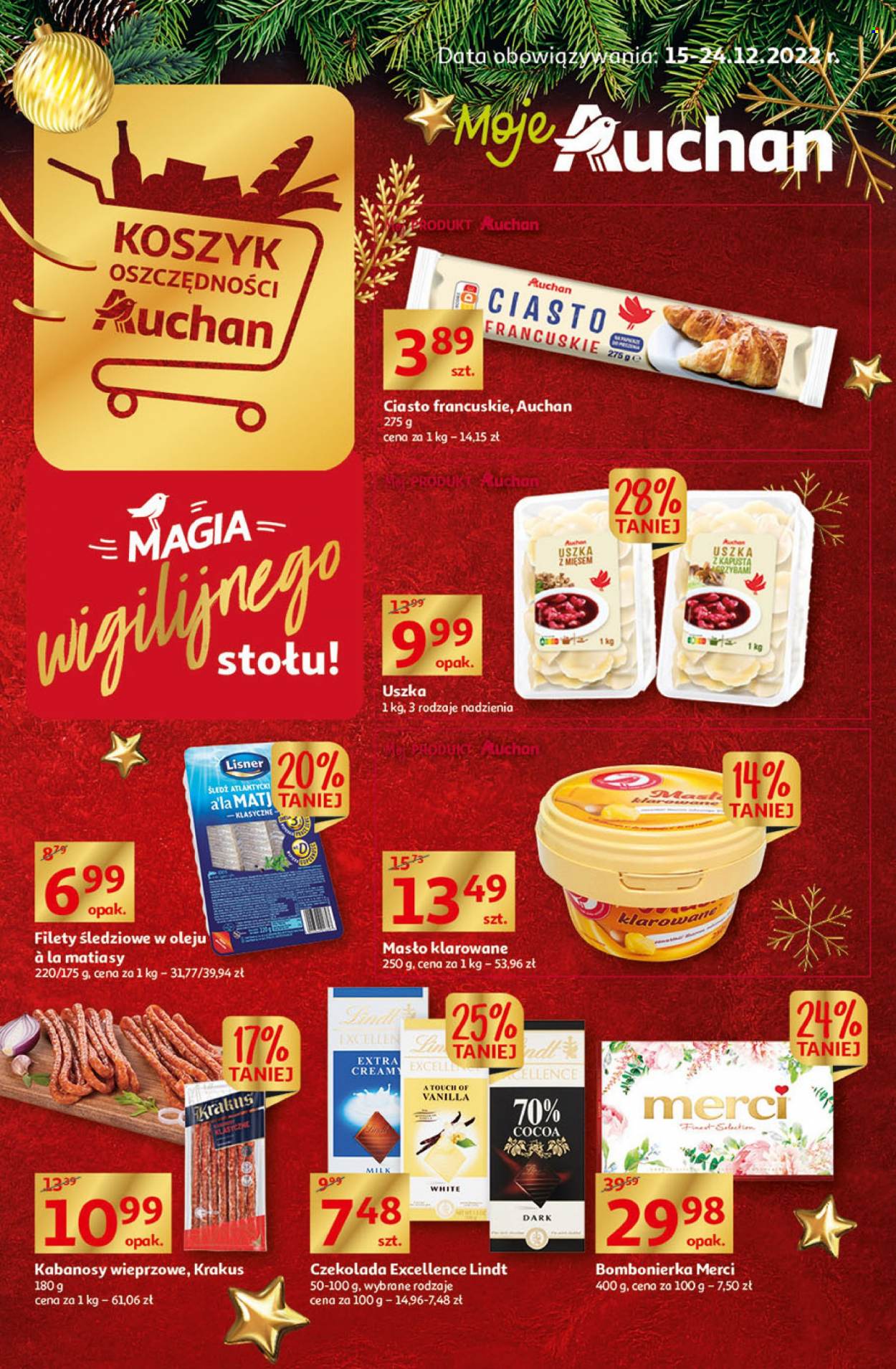 Gazetka Auchan - 15.12.2022 - 24.12.2022. Strona 1