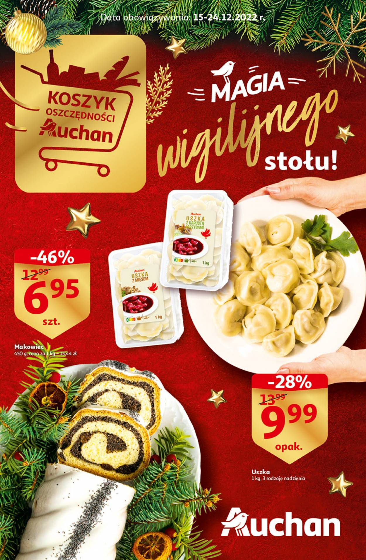 Gazetka Auchan - 15.12.2022 - 24.12.2022. Strona 1