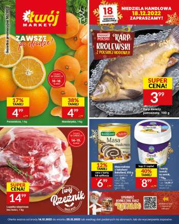 Prospekte Twój Market - 14.12.2022 - 25.12.2022.