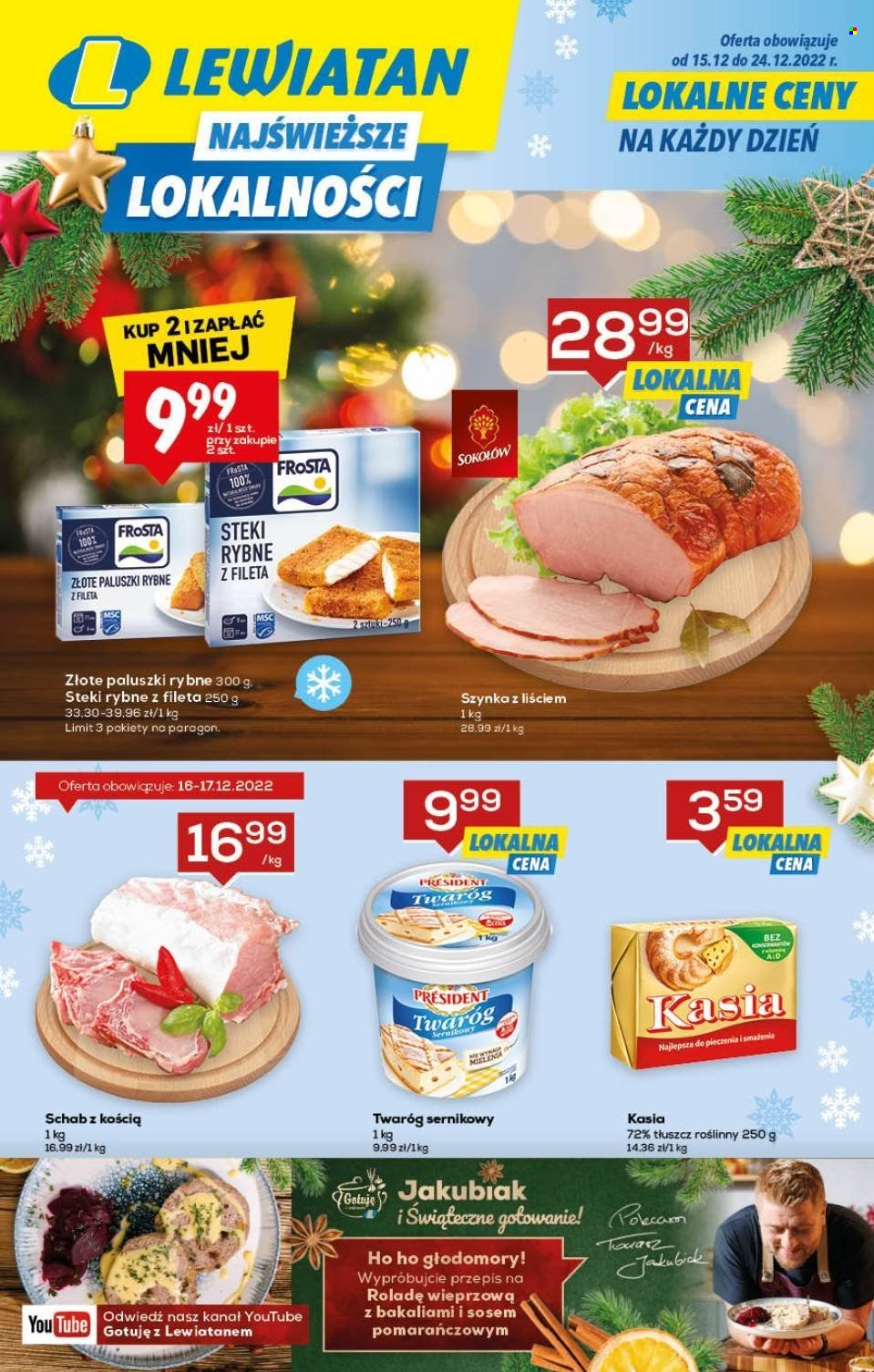 Gazetka Lewiatan - 15.12.2022 - 24.12.2022. Strona 1