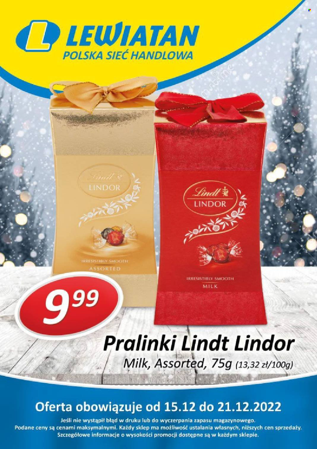 Gazetka Lewiatan - 15.12.2022 - 21.12.2022. Strona 1