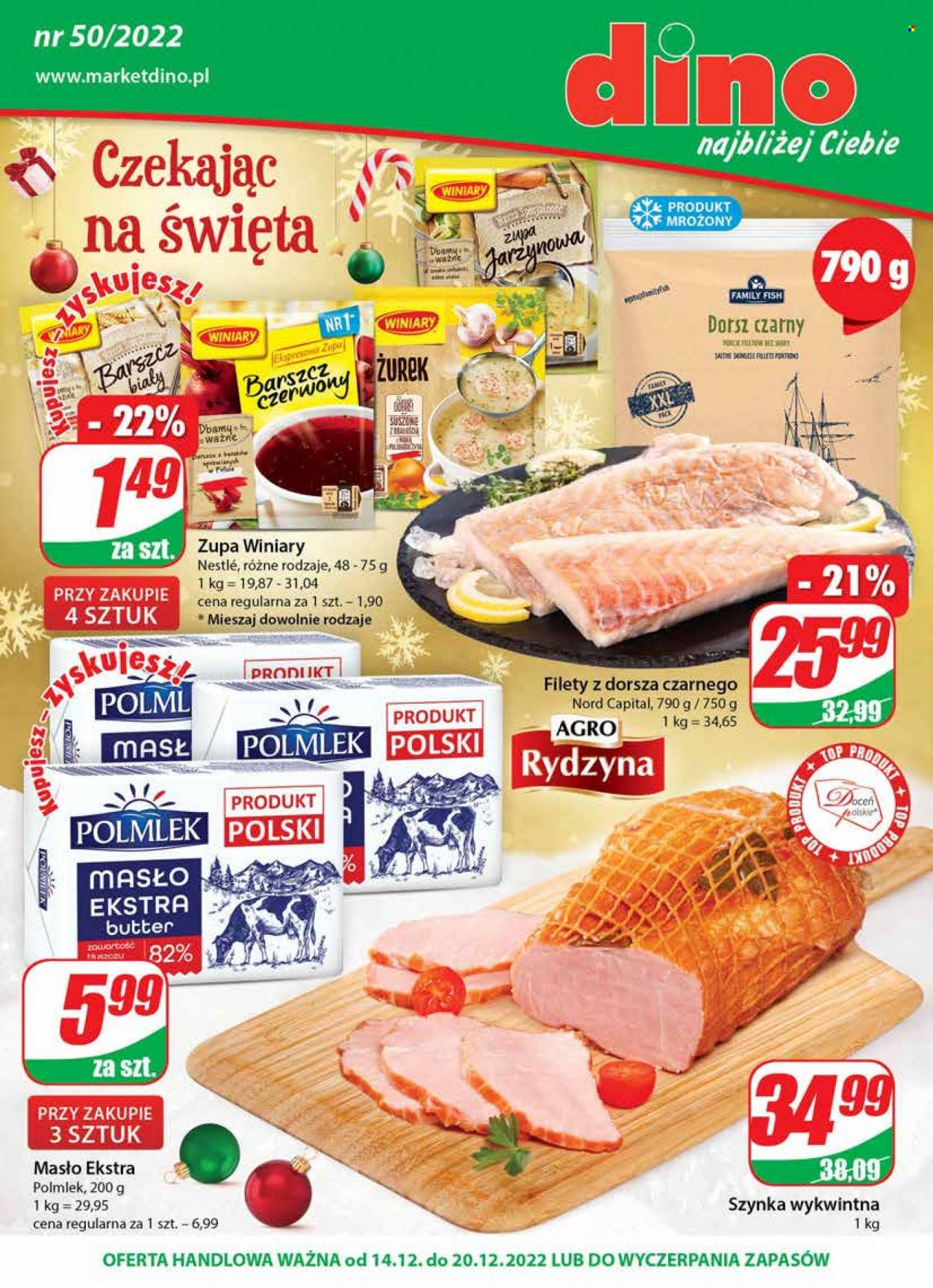 Gazetka Dino - 14.12.2022 - 20.12.2022. Strona 1