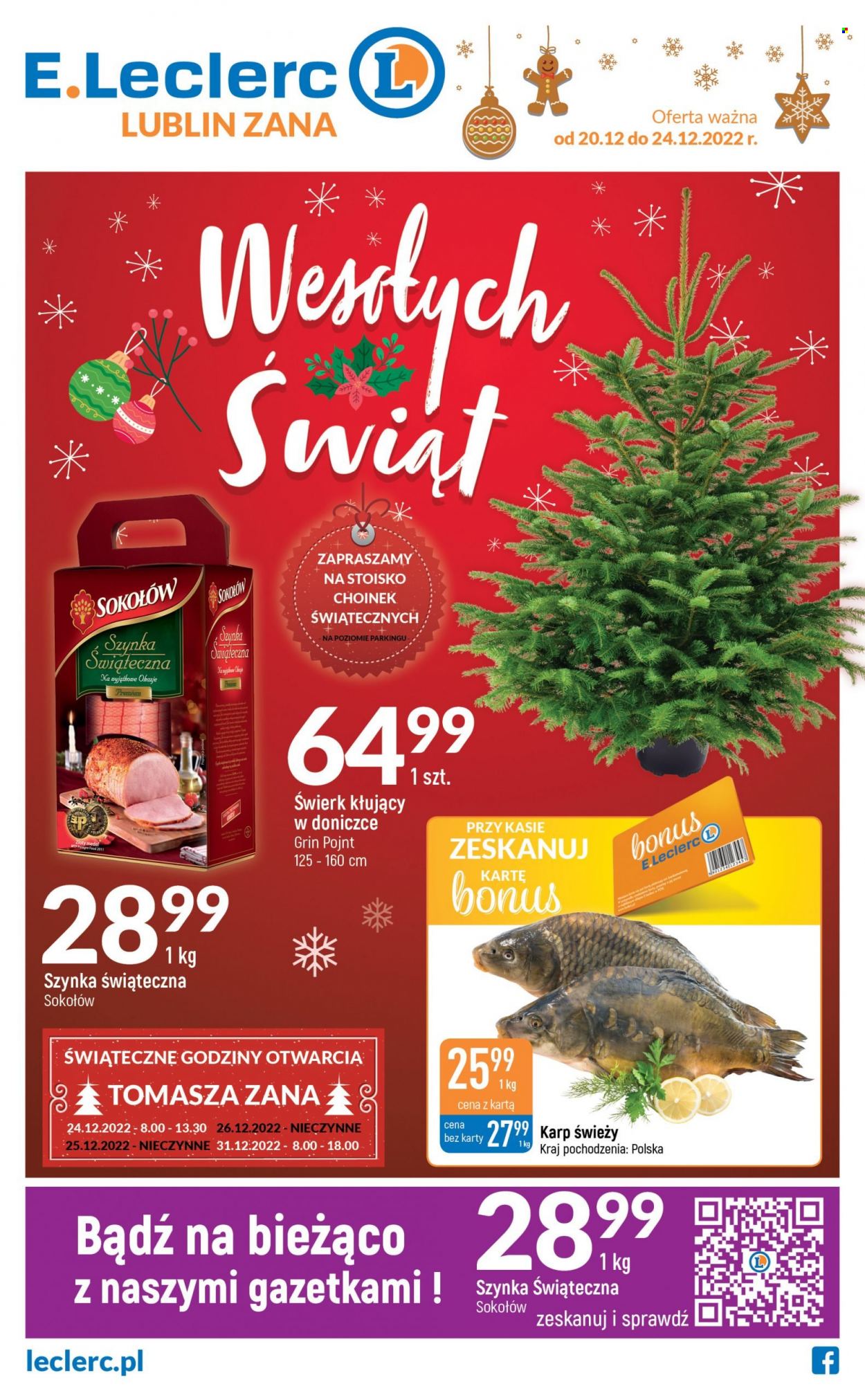 Gazetka E.Leclerc - 20.12.2022 - 24.12.2022. Strona 1