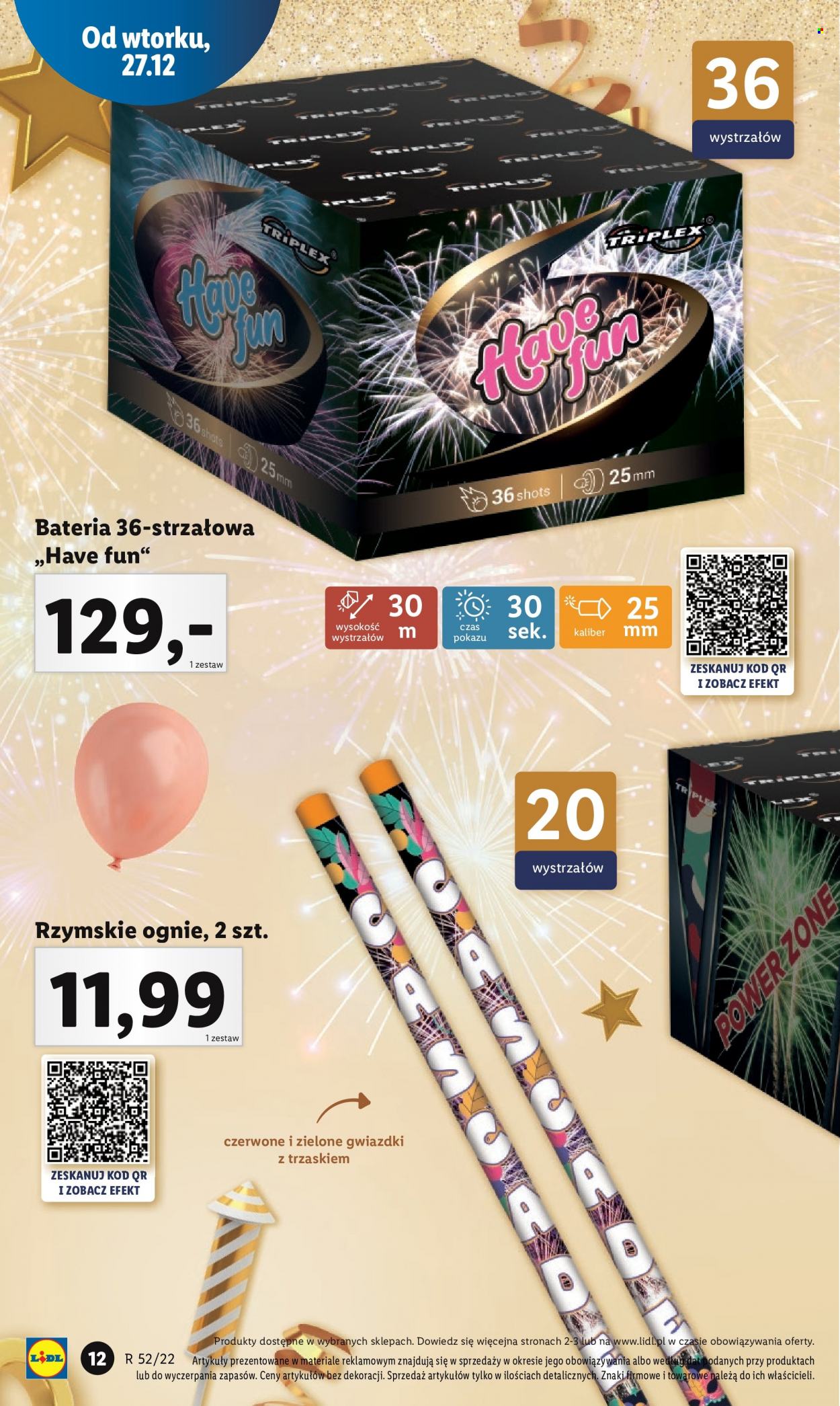 Gazetka Lidl - 27.12.2022 - 31.12.2022. Strona 12