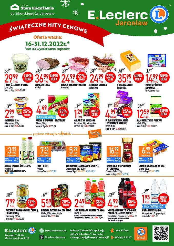 Gazetka E.Leclerc - 16.12.2022 - 31.12.2022. Strona 1
