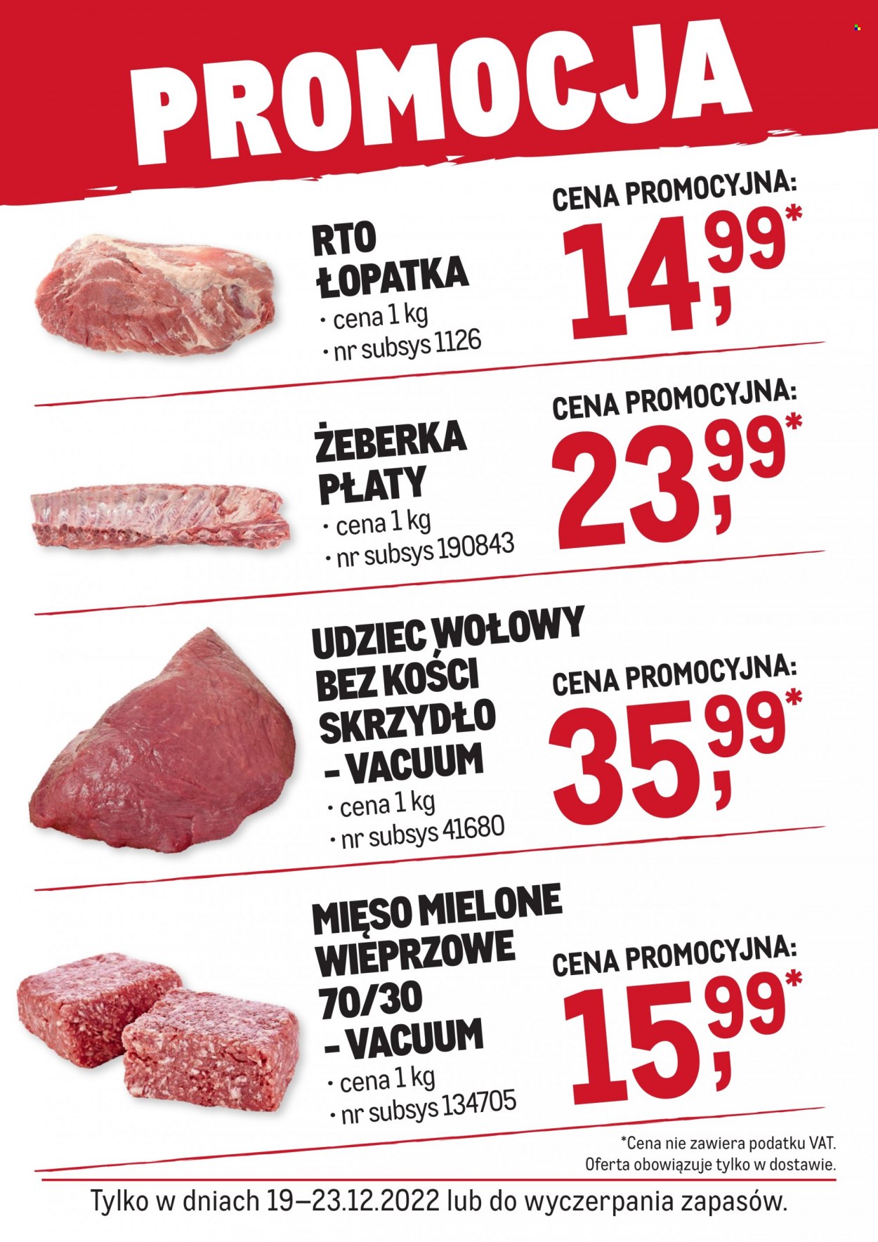 Gazetka Makro - 19.12.2022 - 23.12.2022. Strona 1