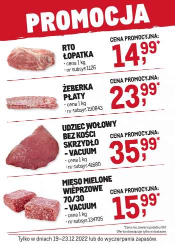 Gazetka Makro - 19.12.2022 - 23.12.2022.
