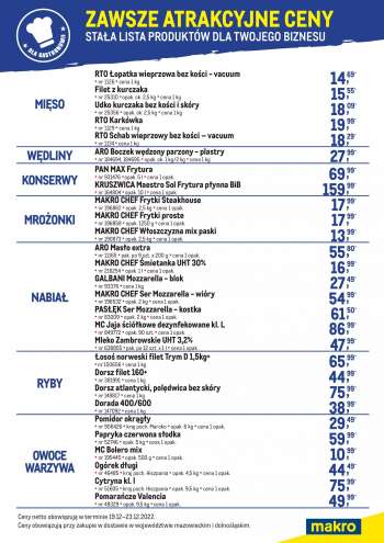 Gazetka Makro - 19.12.2022 - 23.12.2022.