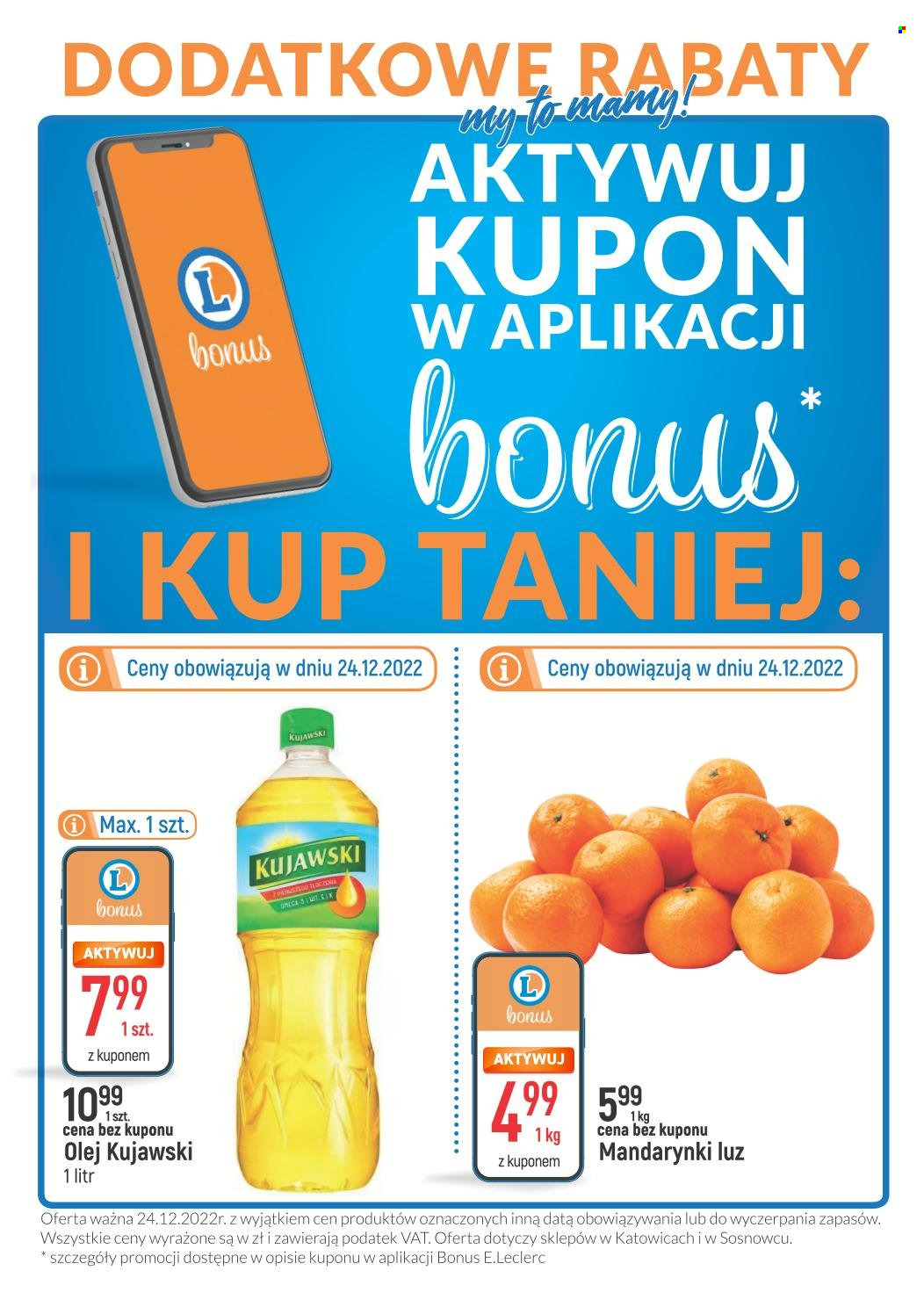 Gazetka E.Leclerc - 20.12.2022 - 24.12.2022. Strona 1