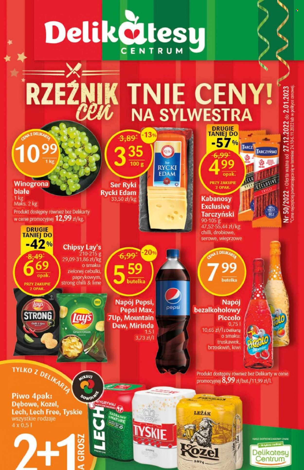 Gazetka Delikatesy Centrum - 27.12.2022 - 2.01.2023. Strona 1