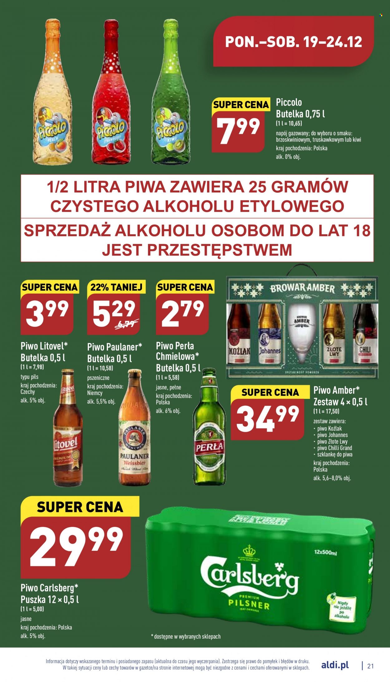 Gazetka ALDI - 19.12.2022 - 24.12.2022. Strona 21