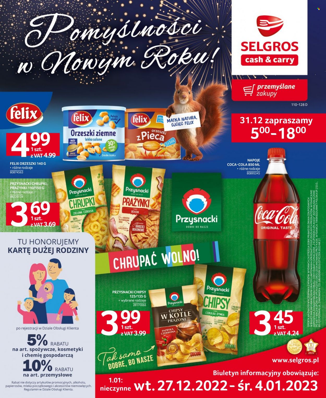 Gazetka Selgros - 27.12.2022 - 4.01.2023. Strona 1