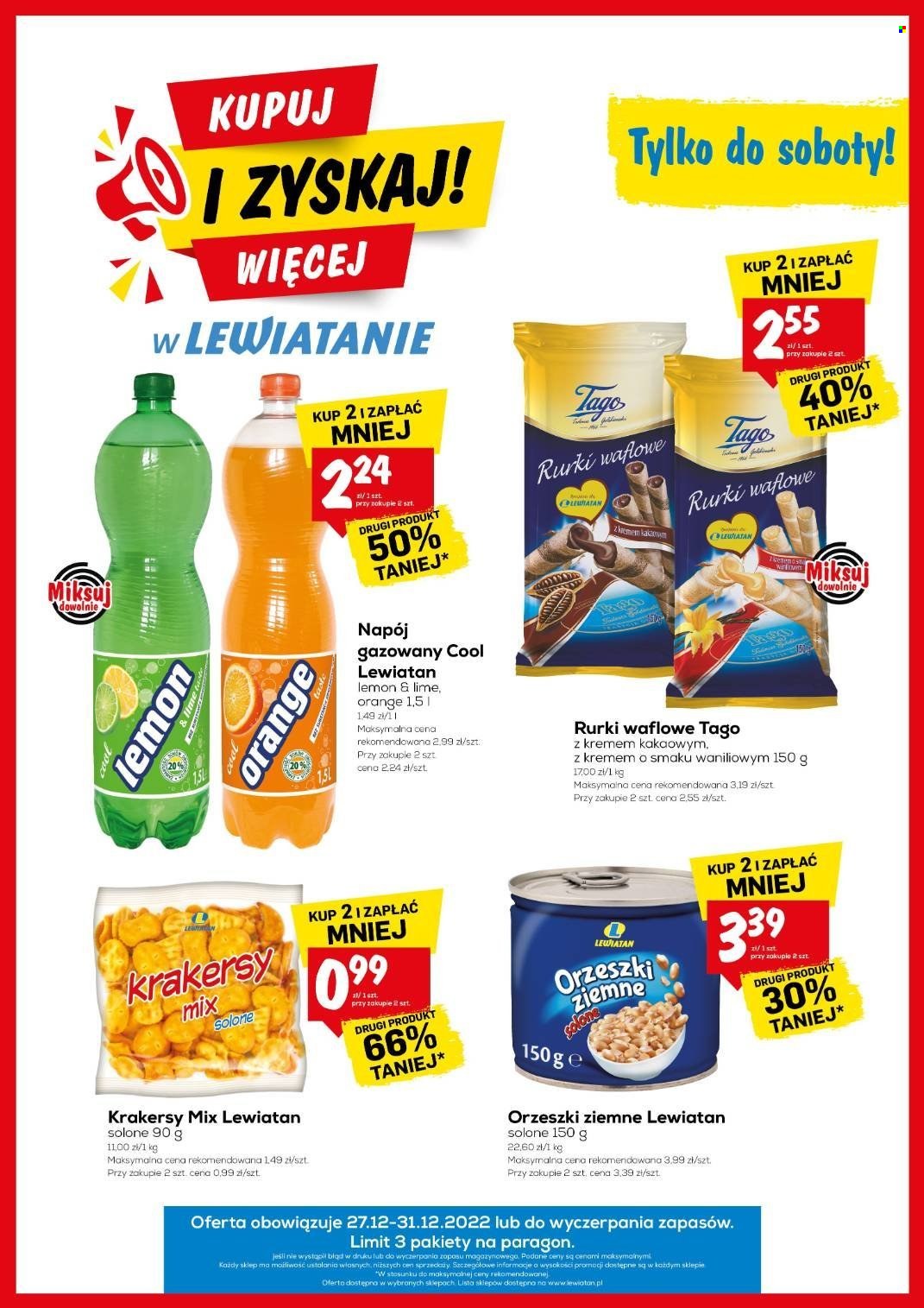 Gazetka Lewiatan - 27.12.2022 - 31.12.2022. Strona 1