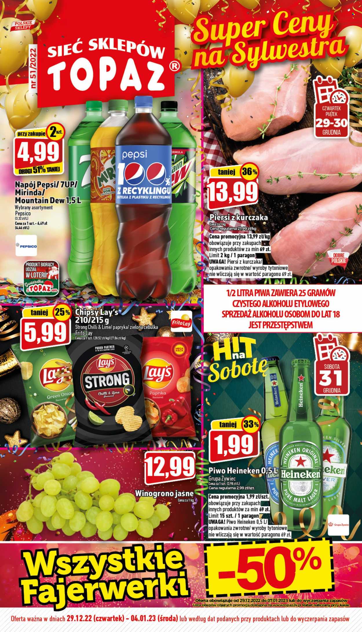 Gazetka Topaz - 29.12.2022 - 4.01.2023. Strona 1