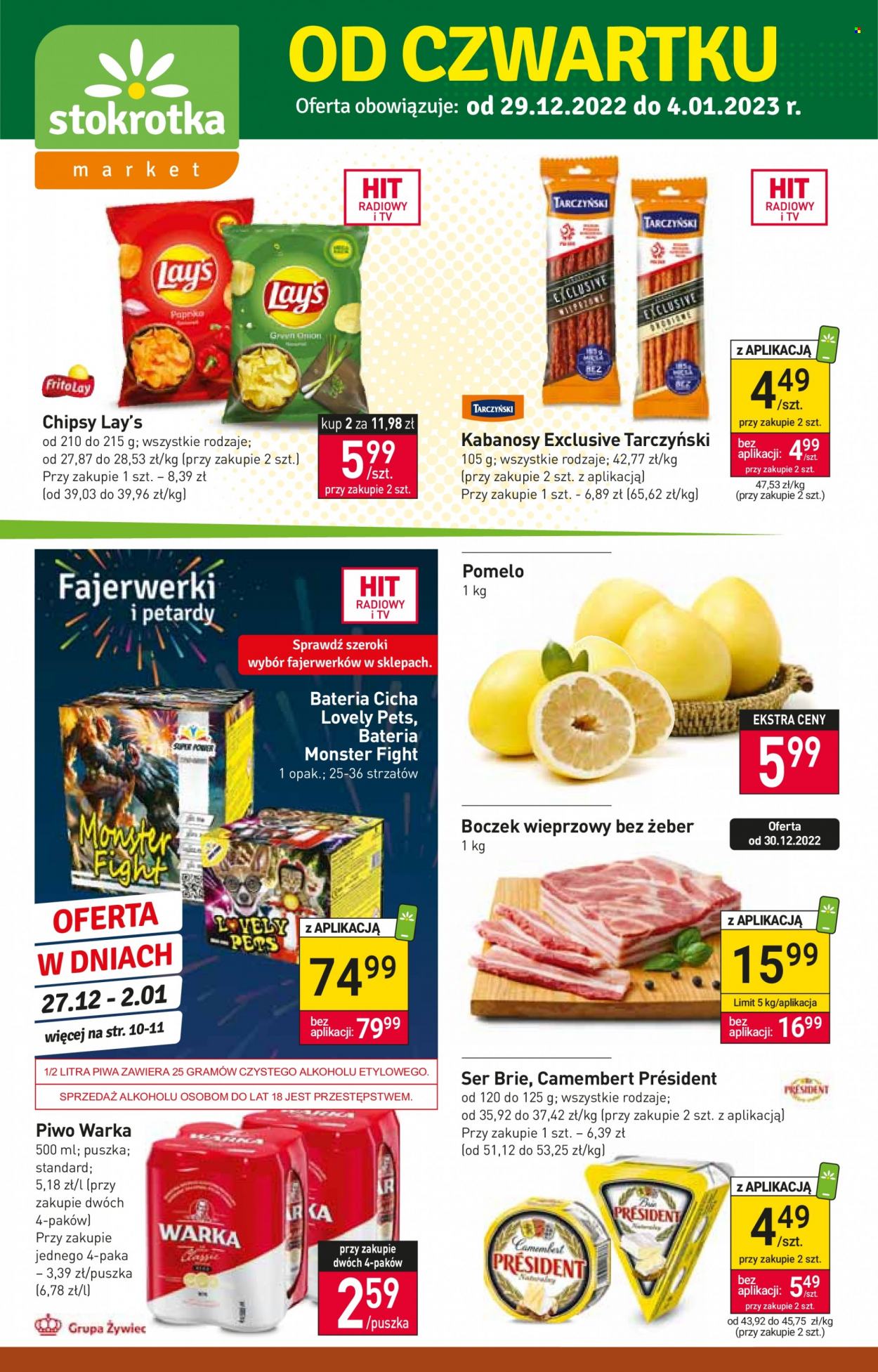 Gazetka Stokrotka Market - 29.12.2022 - 4.01.2023. Strona 1