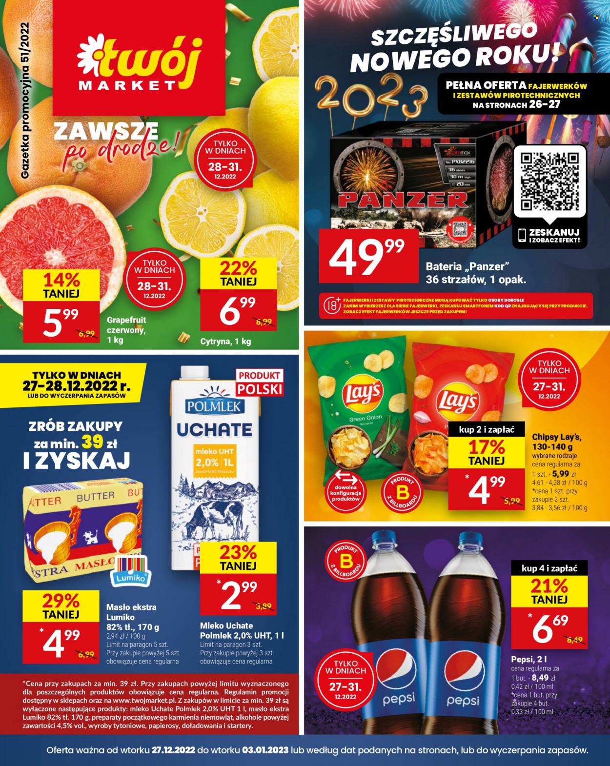 Gazetka Twój Market - 27.12.2022 - 3.01.2023. Strona 1