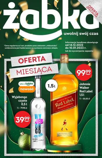 Gazetka Żabka - 14.12.2022 - 10.01.2023.
