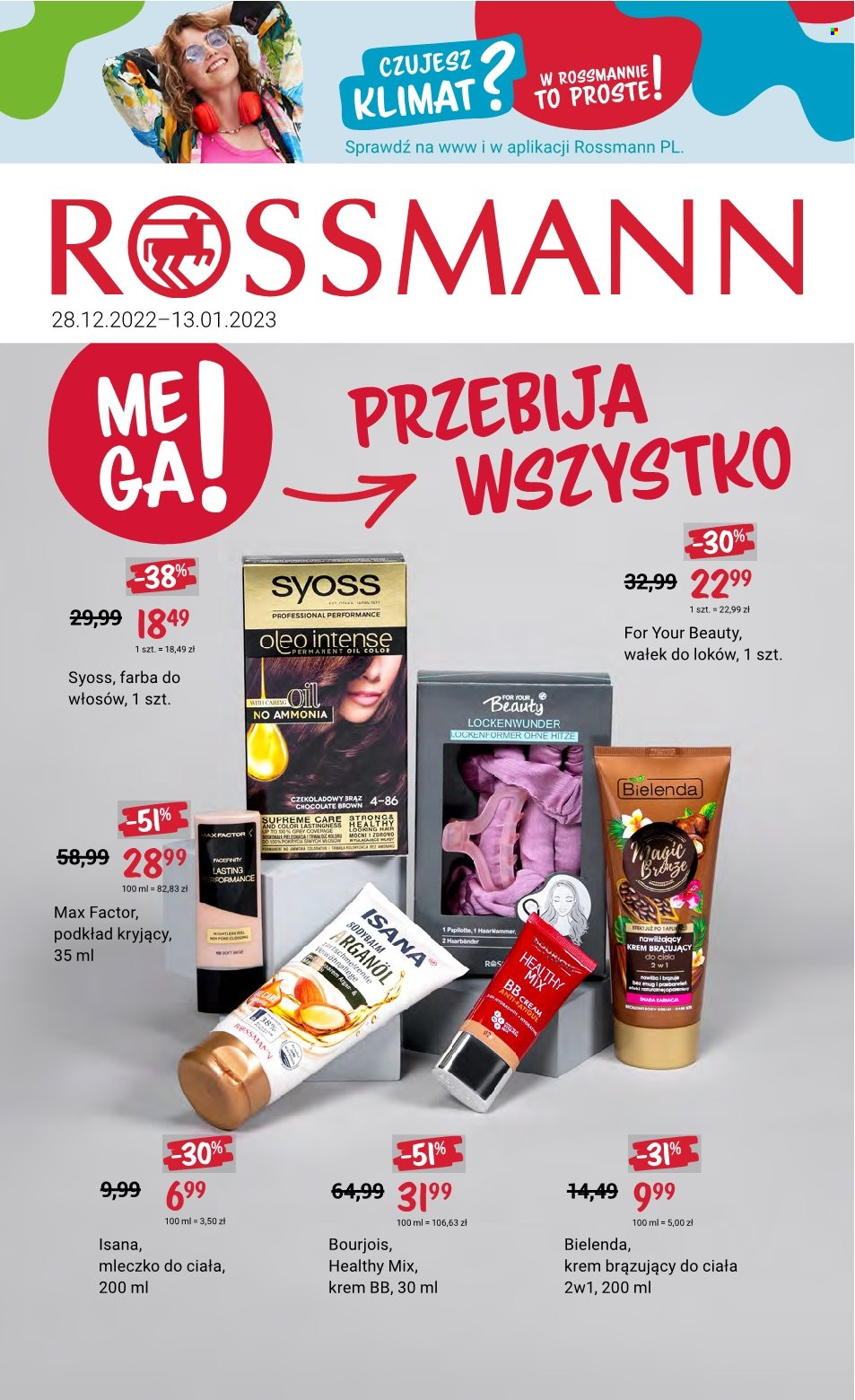 Gazetka Rossmann - 28.12.2022 - 13.01.2023. Strona 1