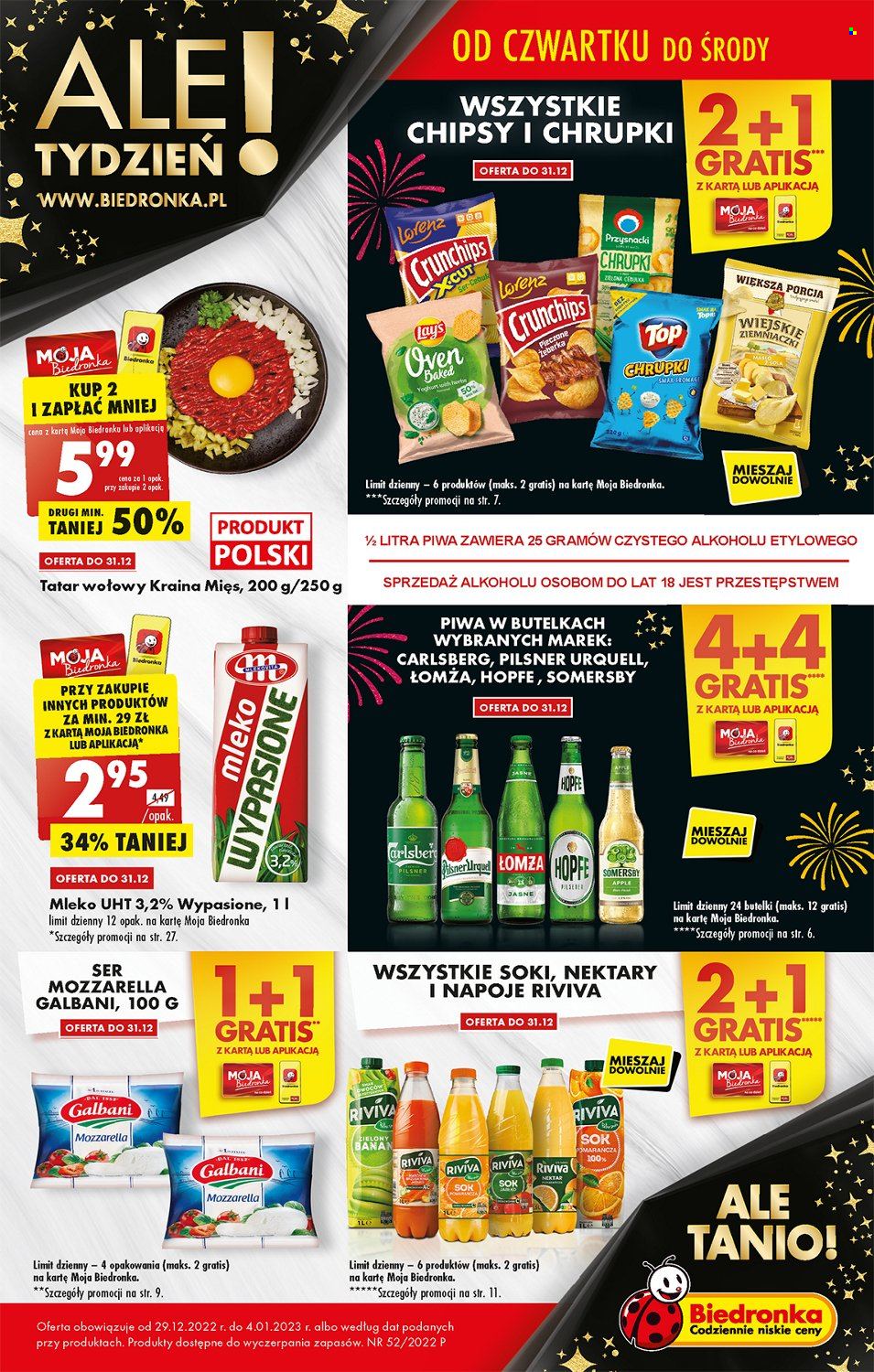 Gazetka Biedronka - 29.12.2022 - 4.01.2023. Strona 1