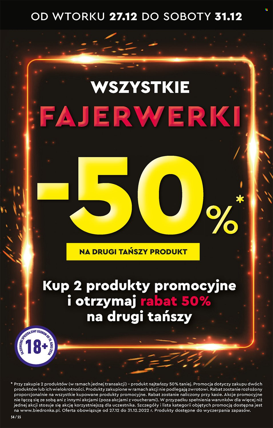 Gazetka Biedronka - 29.12.2022 - 4.01.2023. Strona 54