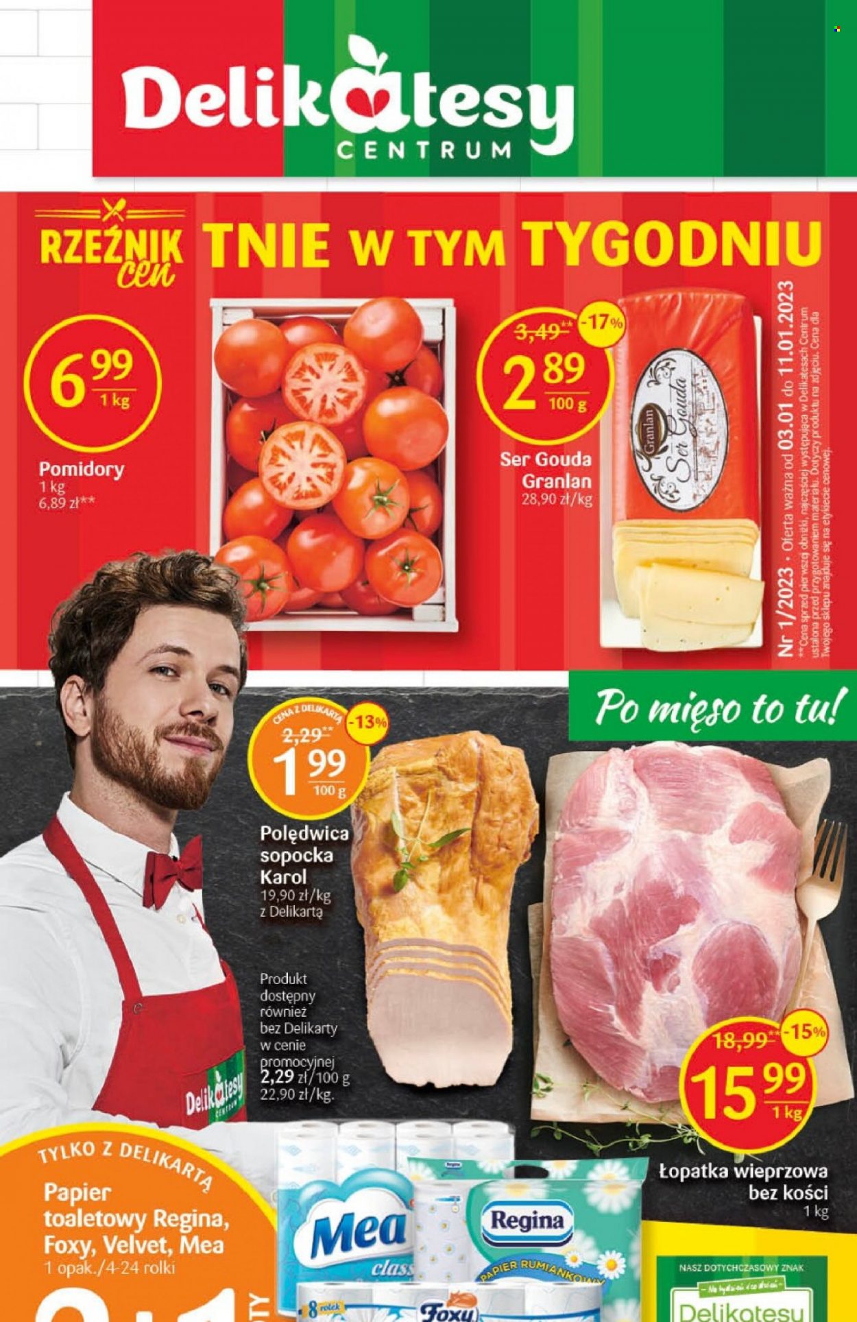 Gazetka Delikatesy Centrum - 3.01.2023 - 11.01.2023. Strona 1
