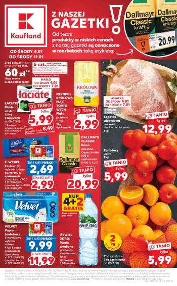 Gazetka Kaufland - 4.01.2023 - 11.01.2023.
